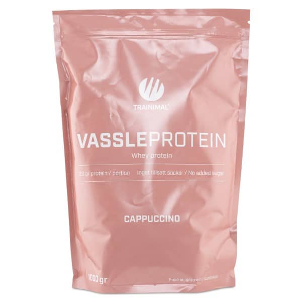 Trainimal Valleprotein, Cappuccino, 1 kg