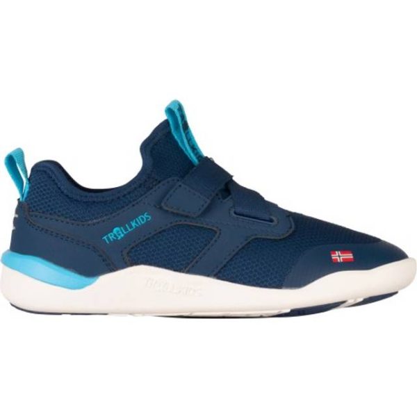 Trollkids Kid's Bergen Hiker Barfodssko Børn - Dark Indigo/Blue