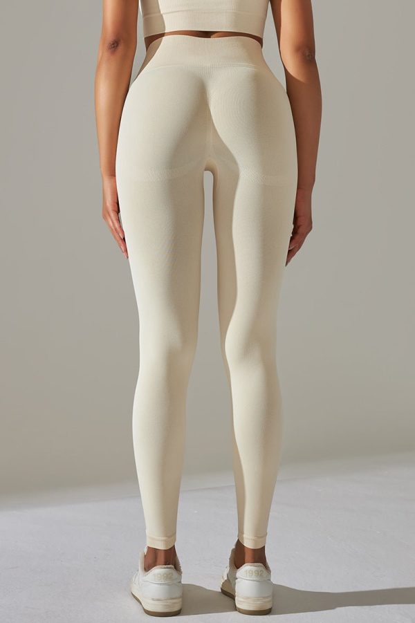 UltraFit scrunch leggings Beige - Small (S) / Beige