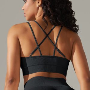 Ultrafit cross back sports-bh Black - Small / Black