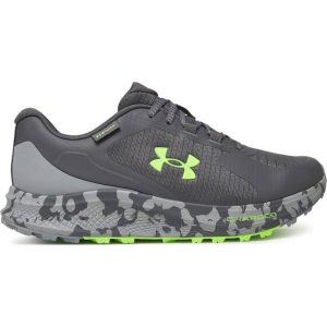 Under Armour Bandit Trail 3 Men's Running Shoes - Castlerock/Steel/Hyper Green