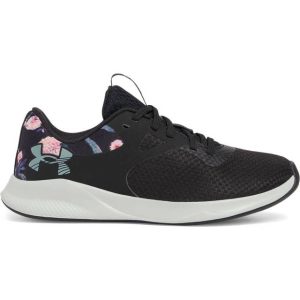 Under Armour Charged Aurora 2 Women's Training Shoes - Black/Hydro Green/Metallic Warm Silver
