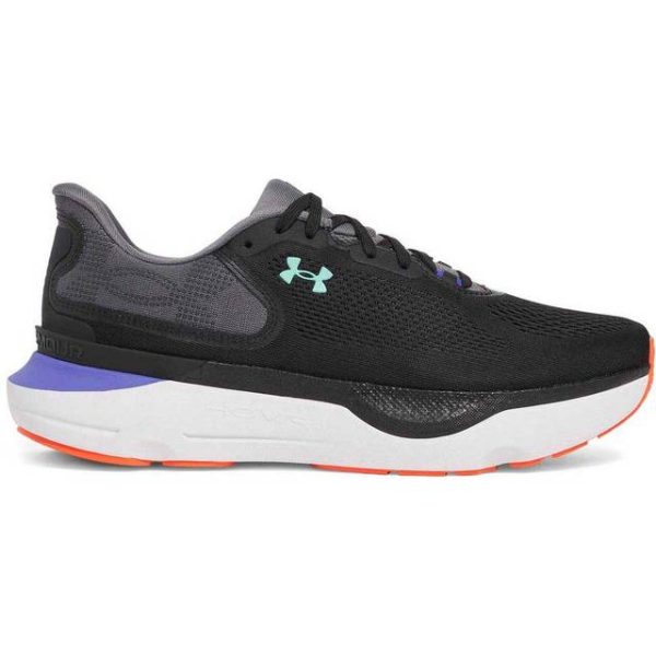 Under Armour Infinite Pro 2 Men's Running Shoes - Black/Virtual Violet/Comet Green