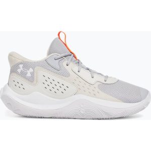 Under Armour Jet '23 Unisex Basketball Shoes - Mod Gray/Ares Red/White