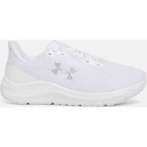Under Armour Pursuit 4 Women's Running Shoes - White/Metallic Silver