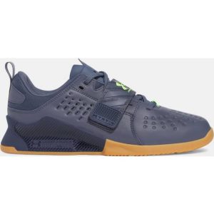 Under Armour Reign Lifter Unisex Training Shoes - Downpour Gray/Midnight Navy/Hyper Green