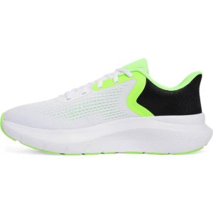 Under Armour Rogue 5 Men's Running Shoes - White/Black/Hyper Green