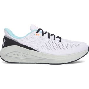 Under Armour Sonic 7 Men's Running Shoes - White/Hydro Green/Metallic Silver
