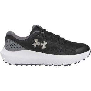 Under Armour Surge Golf Shoes - Black/Castlerock/Metallic Gun