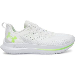 Under Armour Velociti 4 Men's Running Shoes - White/Hyper Green