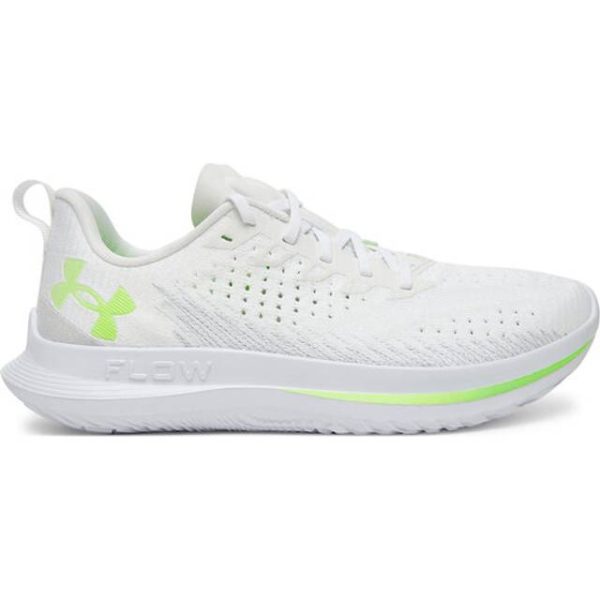 Under Armour Velociti 4 Men's Running Shoes - White/Hyper Green