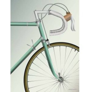 Vissevasse Racercykel Plakat 30x40cm