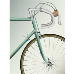 Vissevasse Racercykel Plakat 50x70cm