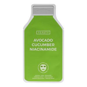 YEAUTY Ansigtsmaske Aloe Vera/Olive Oil/ Vitamin E - 1 stk.