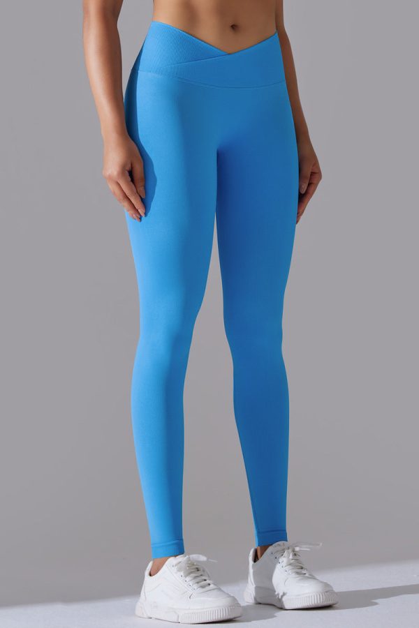 ZenCurve scrunch leggings Blue - Small / Blue
