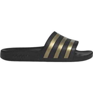 adidas Adilette Aqua - Core Black/Gold Metallic