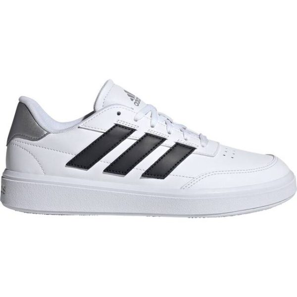 adidas Courtblock Sko - Cloud White/Core Black/Silver Metallic