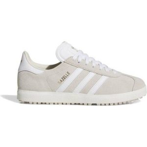 adidas Gazelle Spikeless Golf Sko - Alumina/Cloud White/Gold Metallic