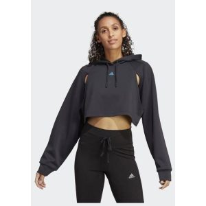 adidas HIIT AEROREADY Crop Training hættetrøje