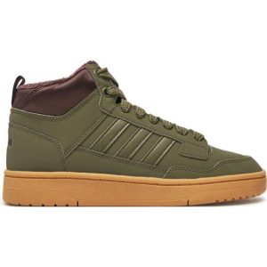 adidas Rapid Court Mid Winterized Sko - Olive Strata/Shadow Brown/Gum