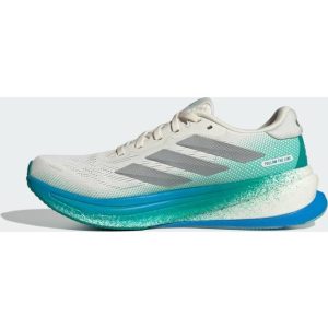 adidas Supernova Rise 2 Løbesko - Chalk White/Silver Metallic/Glory Green