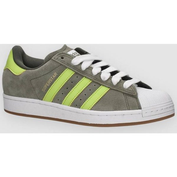 adidas Superstar Sko - Olive Strata/Semi Solar Yellow/Gold Metallic