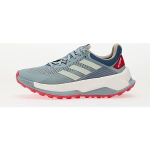adidas Terrex Soulstride Ultra Trail Løbesko - Magic Grey/Linen Green/Pure Ruby