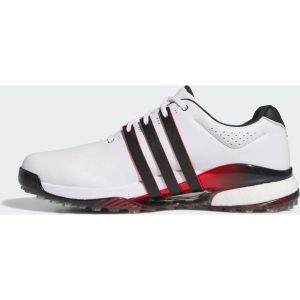 adidas Tour360 25 Spikeless Golfsko - Cloud White/Core Black/Lucid Red
