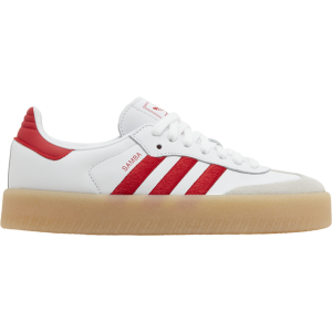 adidas adidas Sambae "White/Red" sneakers women Rubber/Nubuck Leather/Fabric/Leather