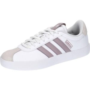 adidas adidas Women's VL Court 3.0 Sneaker, Cloud White Preloved Fig Grey One