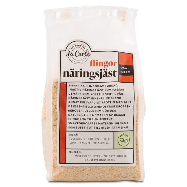 da Carla Ernæringsgær Flager, 200 g