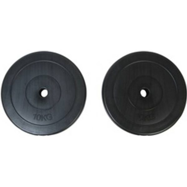 vidaXL Vægtskiver 2x10kg