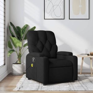 vidaXL massagestol stof sort