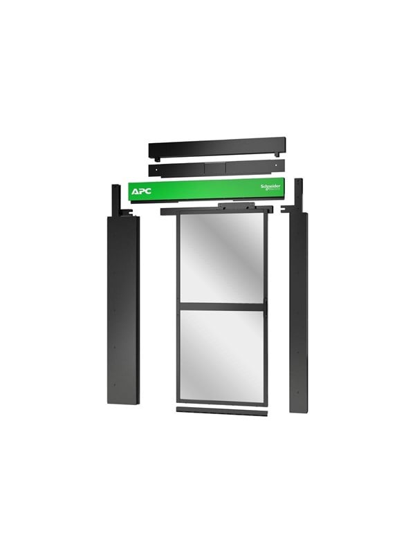 APC NetShelter - rack cooling system aisle containment sliding door - single