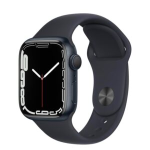 Apple Watch Series 7 GPS + Cellular 41mm Midnight Aluminium Case with Midnight Sport Band