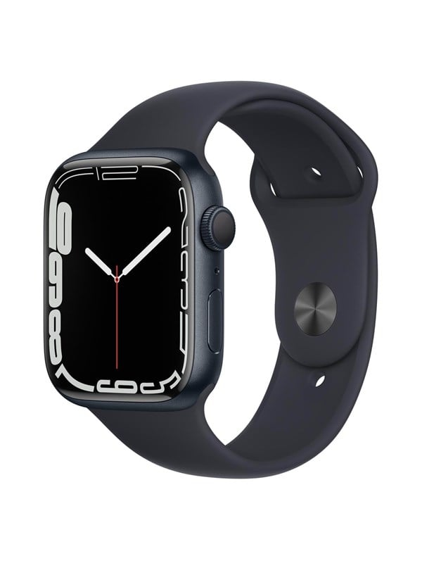 Apple Watch Series 7 GPS + Cellular 45mm Midnight Aluminium Case with Midnight Sport Band