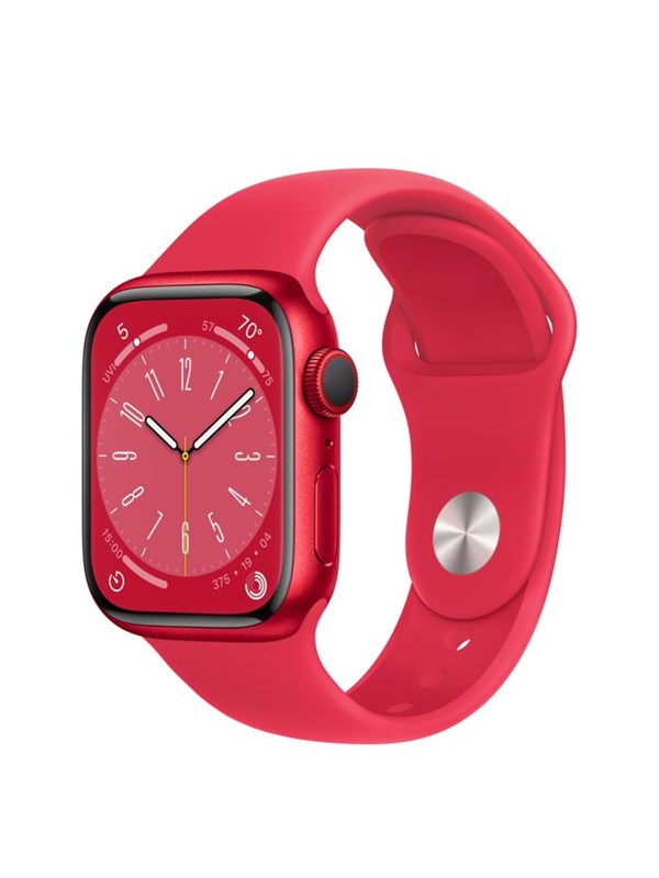 Apple Watch Series 8 GPS + Cellular 41mm (PRODUCT)RED Aluminium Case with (PRODUCT)RED Sport Band