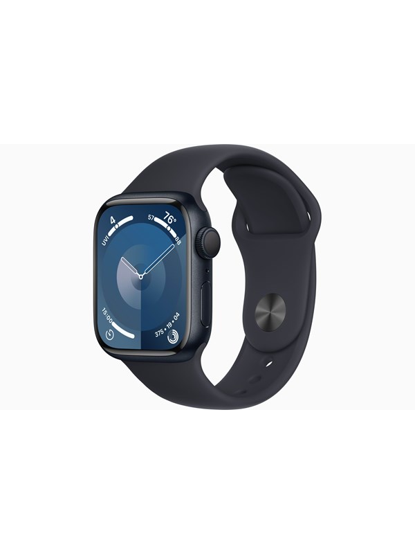 Apple Watch Series 9 GPS 41mm - Midnight Aluminium Case with Midnight Sport Band - S/M