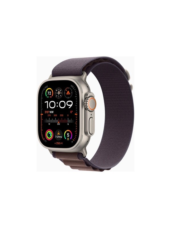 Apple Watch Ultra 2 GPS + Cellular 49mm - Titanium Case with Indigo Alpine Loop - Medium