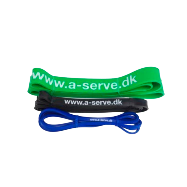 Aserve Power Fitness Elastik Heavy Grøn (1 stk)