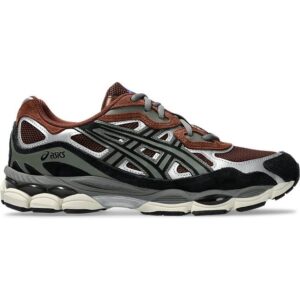 Asics Gel-NYC Sportstyle Sneakers - Reddish Brown/Black, Women's