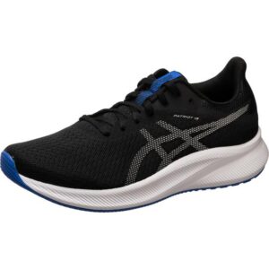 Asics mens patriot running shoes trainers sneakers black sports breathable