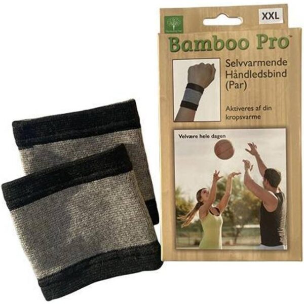 Bamboo Pro Håndledsbind Selvvarmende 1 Par