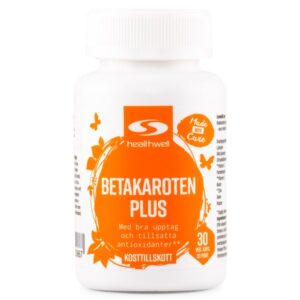 Betacaroten Plus, 30 kapsler