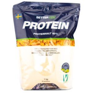 Better You Ærte- & Havreprotein, Blåbær/Vanilje, 1 kg