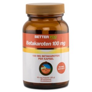 Better You Betakaroten 100 mg, 50 kapsler