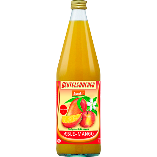 Beutelsbacher Æble Mango Saft Demeter Ø (750 ml)