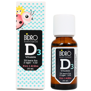 Bidro D3 Vitamin Dråber Til Børn (20 ml)