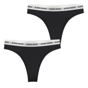 Björn Borg Core Logo Thong 2-pak, S, Multicolour