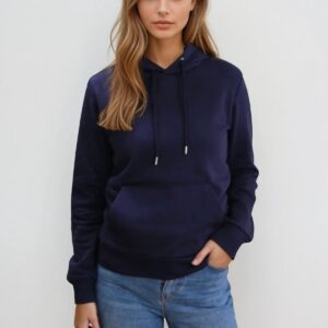 Boyfriend Sweat Hoodie - Navy - TeeShoppen